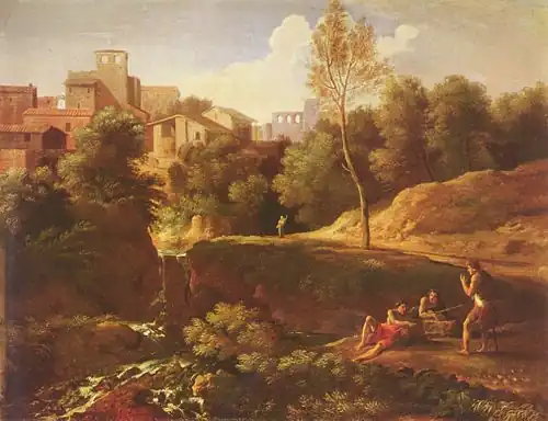 Paysage (1650-1660), musée des Beaux-Arts de Budapest.