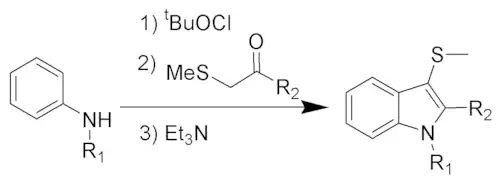 Synthèse de Gassman de l'indole