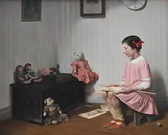La leçon aux poupées (Musée des Beaux-Arts de Bordeaux).