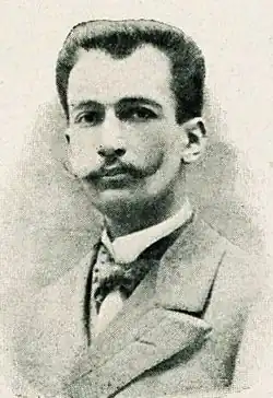 Photo en portrait du comte Gaston de Chasseloup-Laubat.