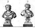 Bustes de Gaston et Jean de Rostaing (gravure de 1790).