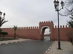 Bab er-Rih, la porte orientale du Mechouar intérieur, près de l'entrée du Palais Royal