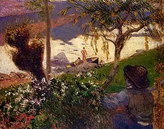 La Rivière blanche de Paul Gauguin (huile sur toile, musée de Grenoble).