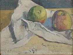 Paul Gauguin, Nature morte aux pommes, 1891-1904, musée des Beaux-Arts de Reims