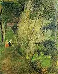 Paul Gauguin, L'Allée dans la forêt (1886).