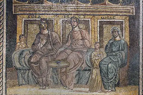 Mosaïque du déjeuner des femmes