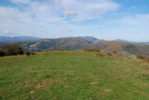 La place forte protohistorique Gaztelu zahar.