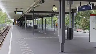 Vue de la station Gein