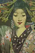 Geisha Girl par George Henry (détail) 1894, National Gallery of Scotland