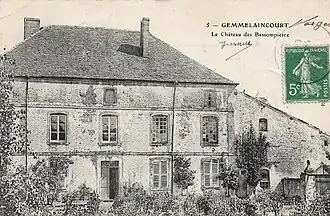 Château de Gemmelaincourt (Château de Bassompierre).