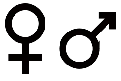Symboles du féminin et du masculin