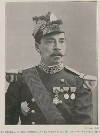 Le général Dodds, commandant du Corps d'armée des troupes coloniales (1902-1904)