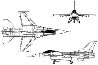 vue en plan de l’avion