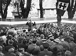 Discours du général de Gaulle le 14 juin 1944 à Bayeux.