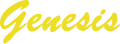 Logo sur Genesis (1983).