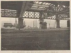 Gare inférieure en construction.