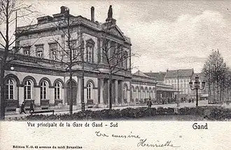 Gare de Gand-Sud (1837).