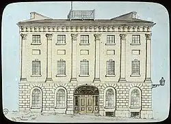 Dessin de l'édifice de la Commission géologique du Canada, 1852-1874