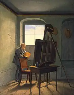 Caspar David Friedrich dans son atelier, 1819Alte Nationalgalerie, Berlin
