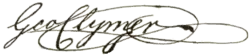 signature de George Clymer