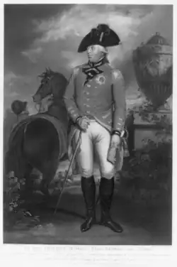 Portrait de George III d'après Beechey, Bibliothèque du Congrès