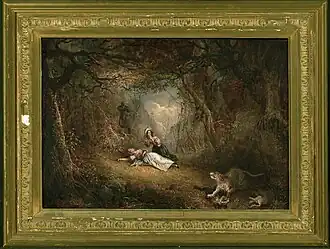 Leatherstocking Kills the Panther, 1834, Musée des Beaux-Arts de Boston