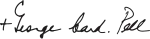 Signature de George Pell