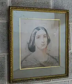 George Sand par Auguste Galimard.