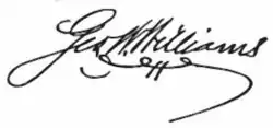 signature de George Washington Williams