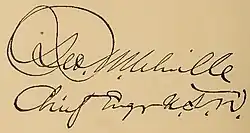 signature de George W. Melville