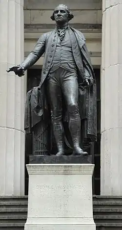 La statue de Washington.