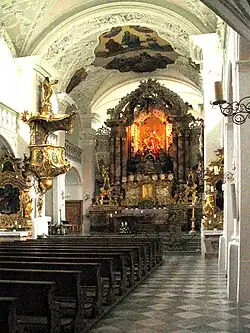 Intérieur de l'église de St. Georgenberg