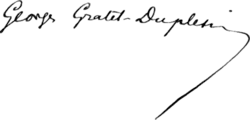 signature de Georges Duplessis