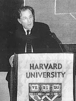 Georges Maurios en conférence à Harvard