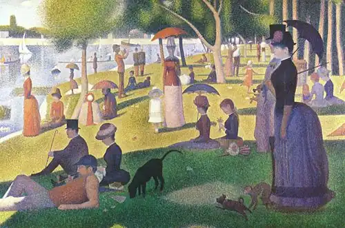 Georges Seurat,Un dimanche après-midi à l'Île de la Grande Jatte (1884-1886)