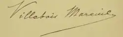 signature de Georges de Villebois-Mareuil