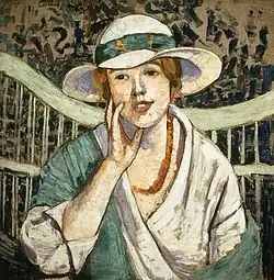 Le Chapeau blanc et vert (1914), musée de Grenoble.