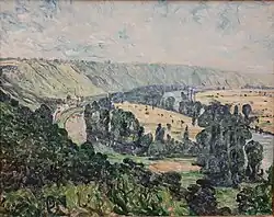 Georgette Agutte : L'ile de Jeufosse (1908, collection du Musée de Grenoble)