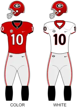 Description de l'image Georgia bulldogs football unif.png.