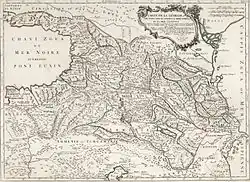 Carte du Caucase, 1775