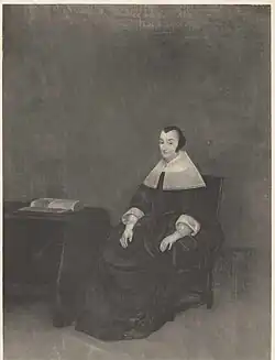 Gerard ter Borch, Portrait d’une dame hollandaise, vers 1660, collection particulière