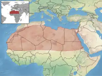 Description de l'image Gerbillus gerbillus distribution.png.