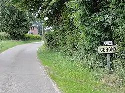 Entrée de Gergny.