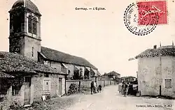 L'église vers 1907.
