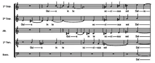 partition pour ensemble vocal