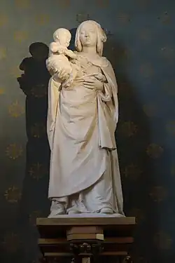 Statue de la Vierge à l'Enfant.