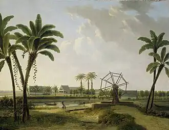 Paysage de la plantation de café Marienbosch du Suriname, Rijksmuseum Amsterdam