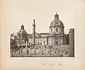 Le forum de Trajan à Rome.