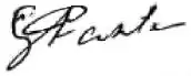 signature de Gherman Pântea