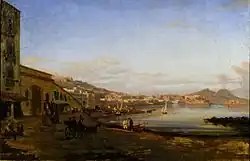 Tableau représentant le golfe de Naples